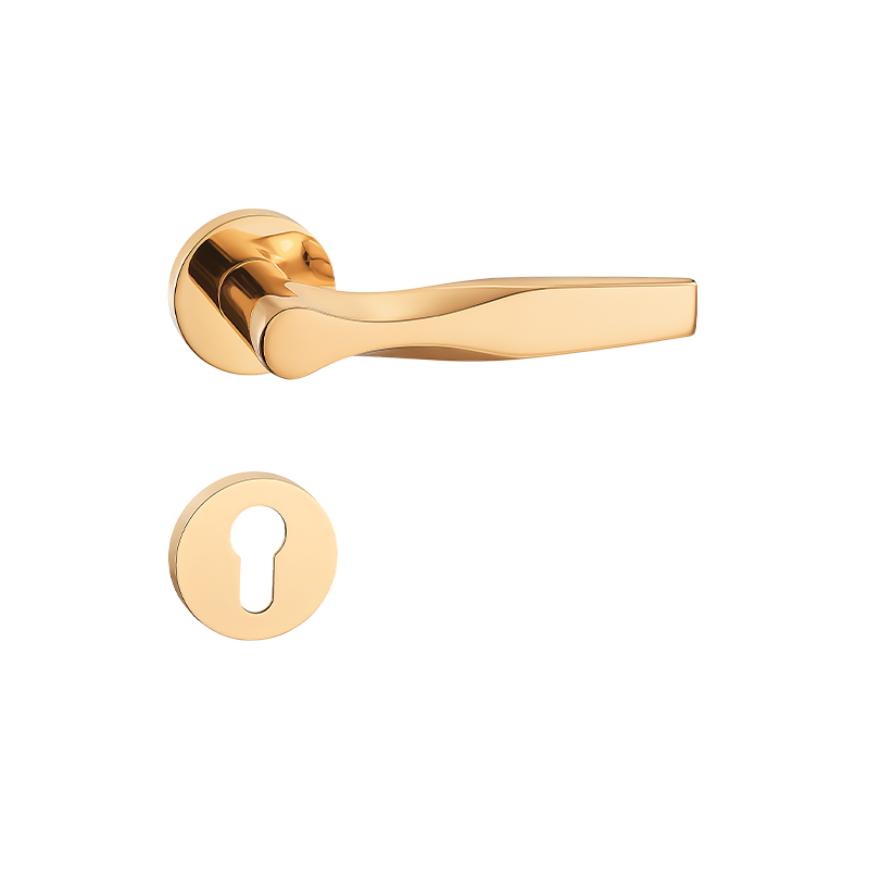 Baseball door knob-brass lock-feel solid