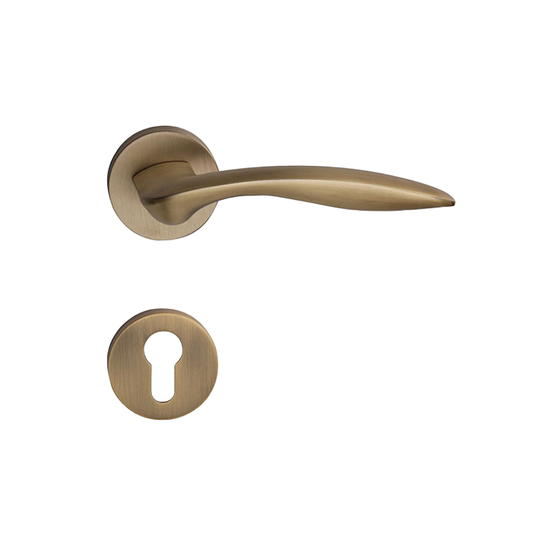 Wing door knob-zinc alloy lock-corrosion resistant