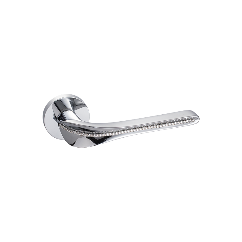 Calla lily door knob-brass lock-corrosion resistant