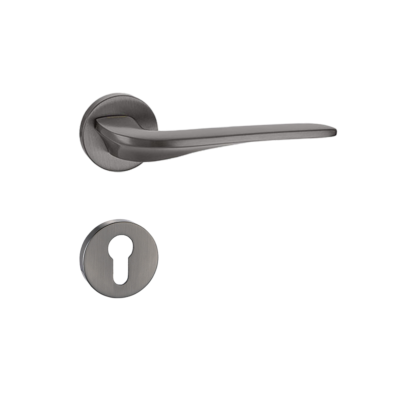 Dragonfly door knob-brass lock-feel solid